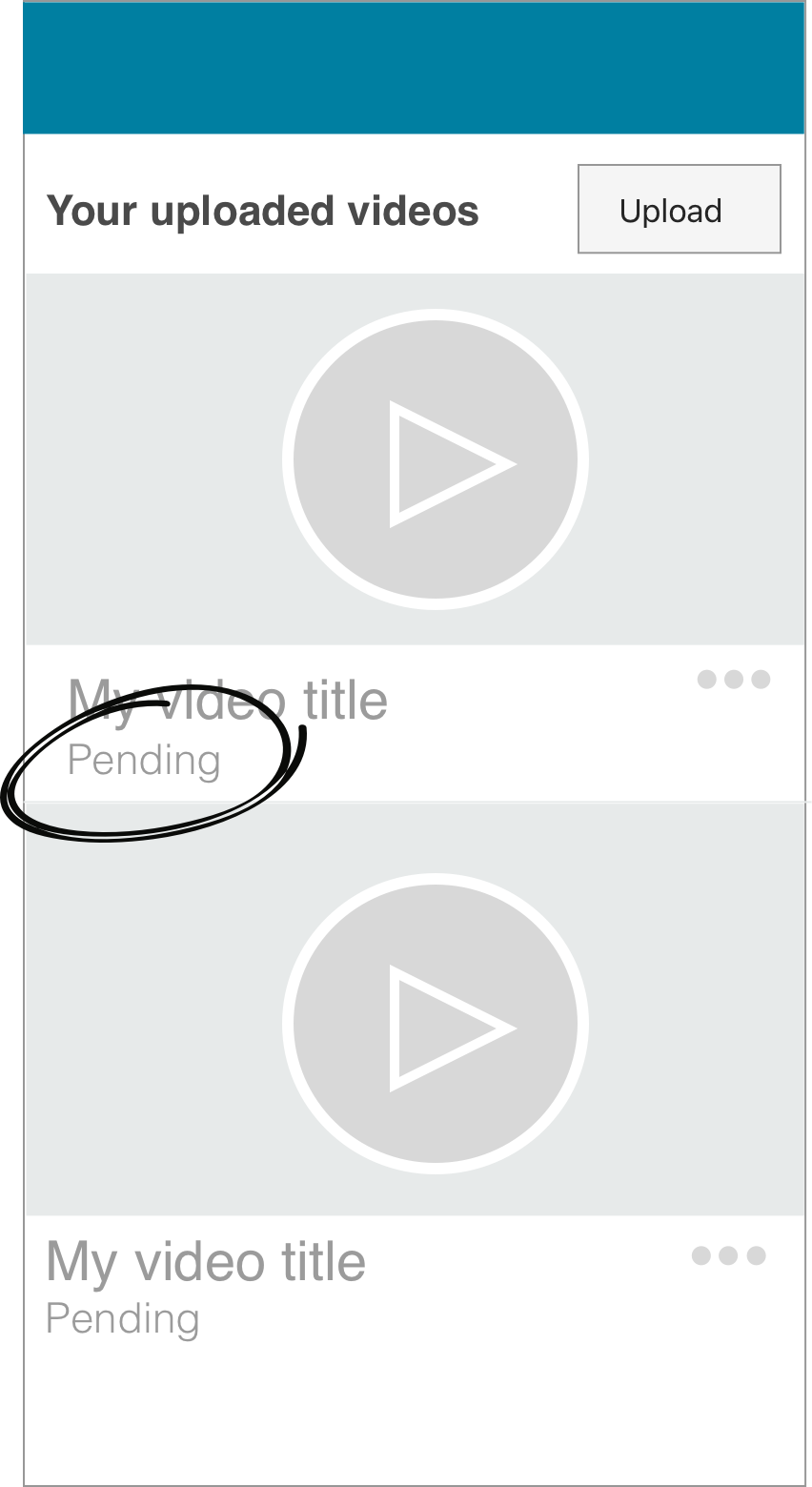 Wireframe of step four, confirmation